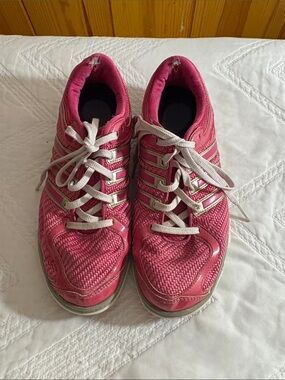 adidas Hot Pink Women’s Athletic Lace-Up Sneakers